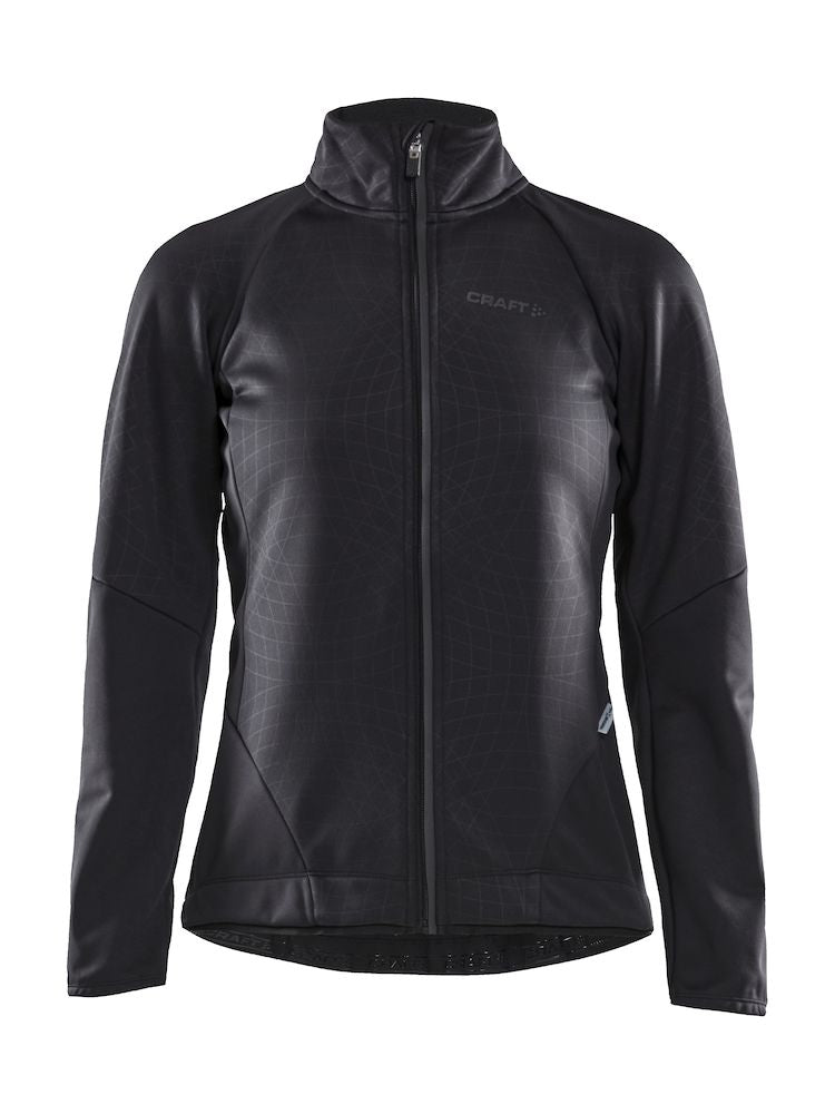 Craft ideal dames fietsjack zwart