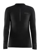 Craft ctm cn dames ondershirt met lange mouwen zwart