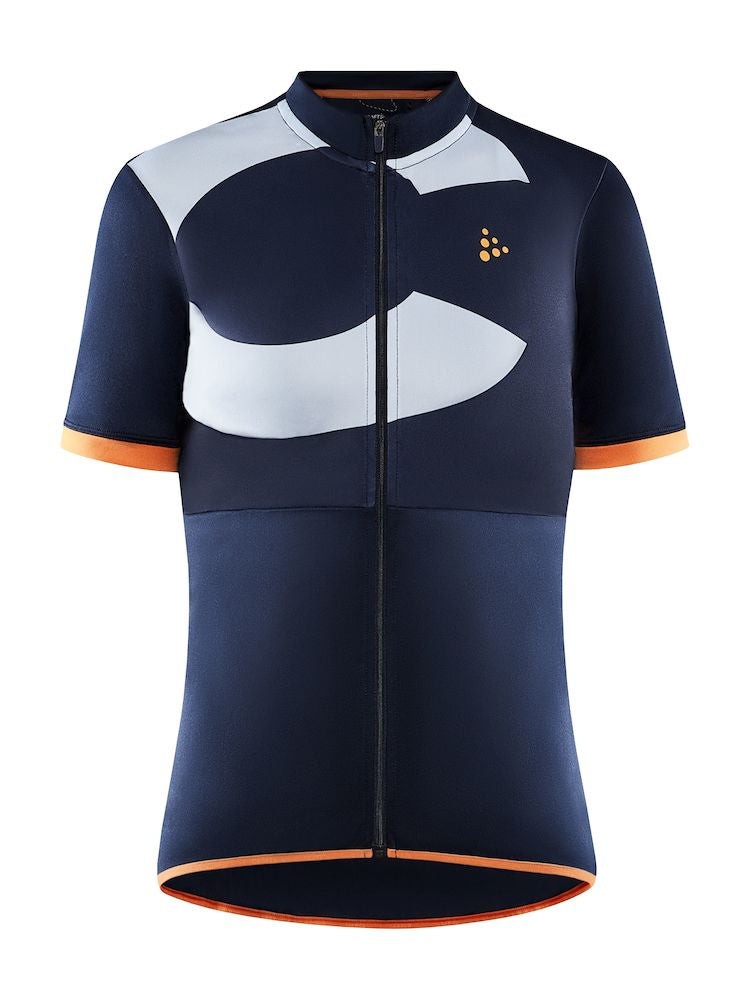 Craft Core Endur Logo Jersey W - Blue/Orange