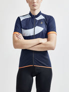 Craft Core Endur Logo Jersey W - Blue/Orange
