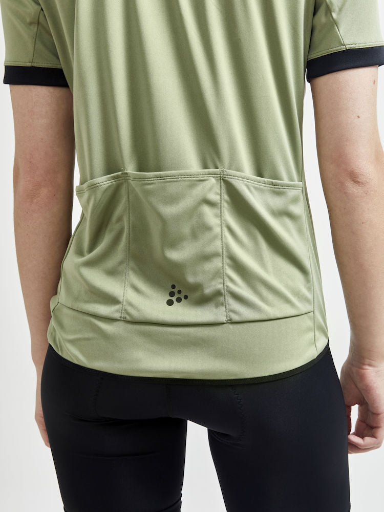 Craft Core Endur Logo Jersey W - White/Olive