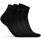 Craft Core Dry Mid Fietssok 3-Pack Zwart