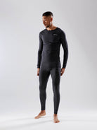 Craft Core Wool Merino Ls Tee M - Black Melange