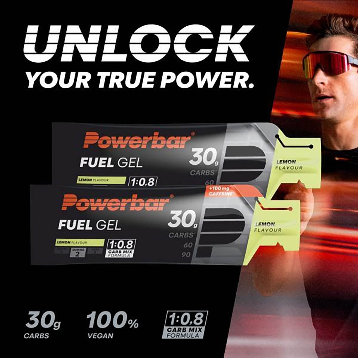 Powerbar Fuel Gel 30g carbs lemon 50ml