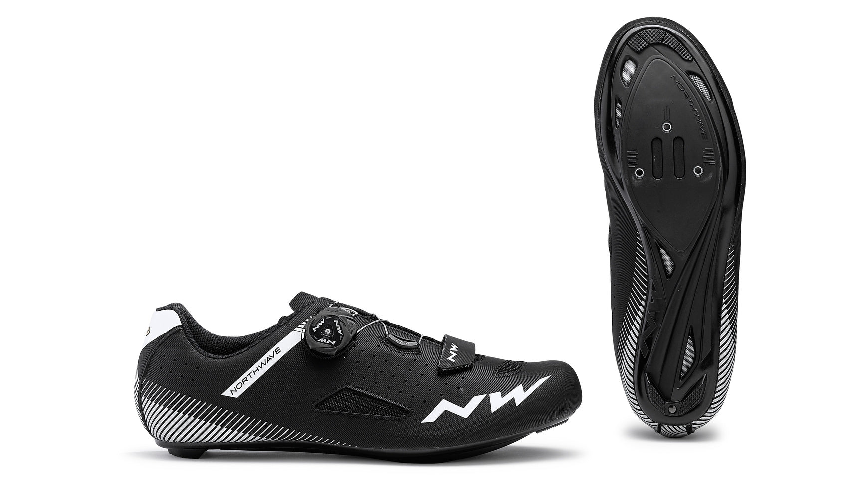 Northwave core plus race fietsschoen zwart