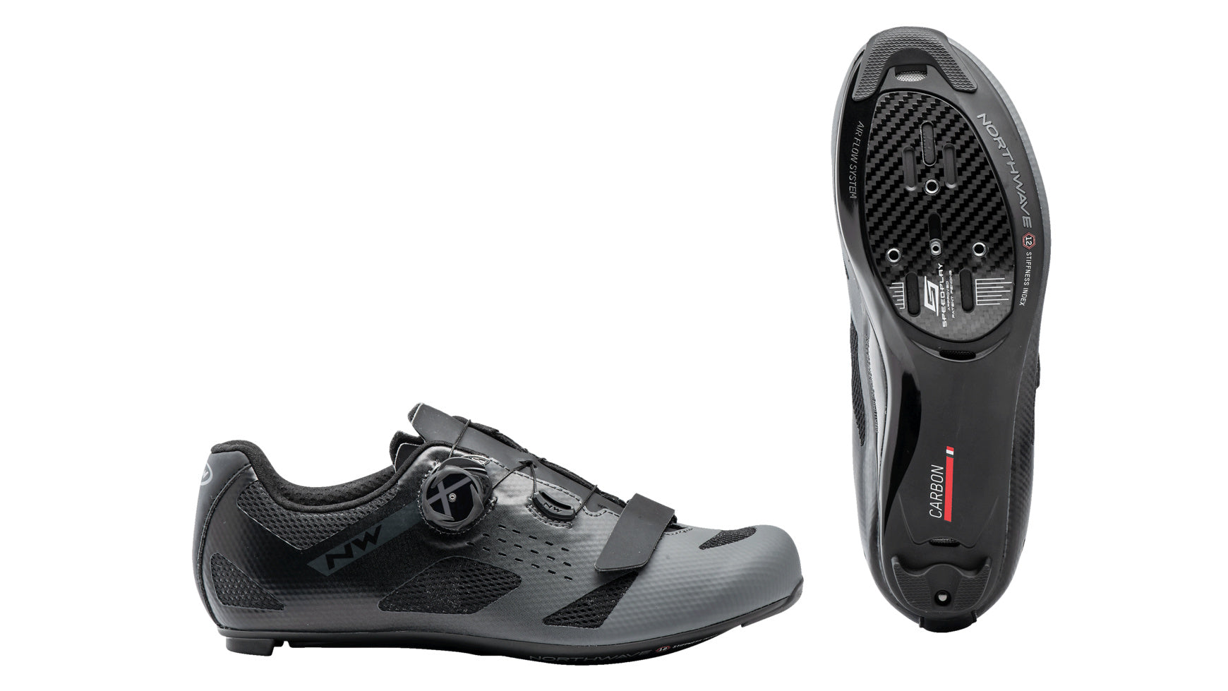Northwave Storm Carbon Race Fietsschoen Anthracite Black