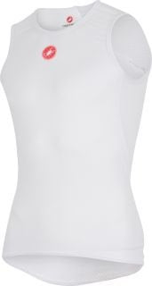 Castelli pro issue ondershirt zonder mouwen wit