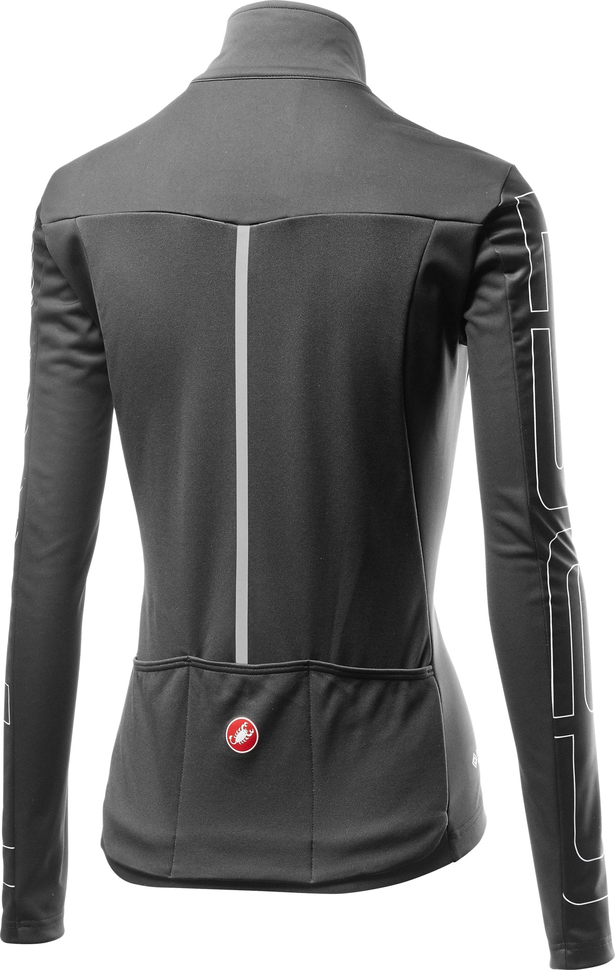 Castelli transition dames fietsjack licht zwart ivory