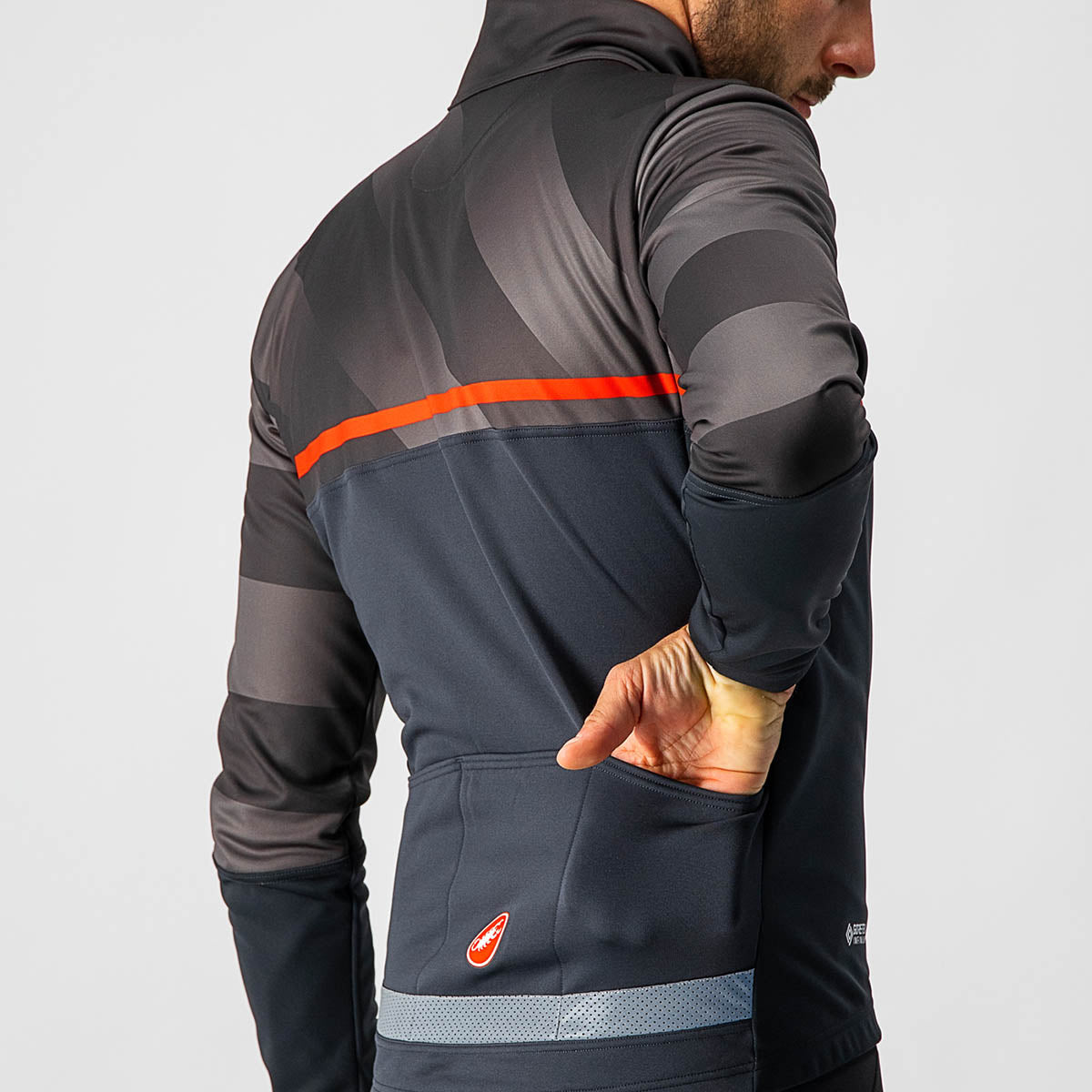 Castelli Finestre Jacket - Light Black/Dark Gray