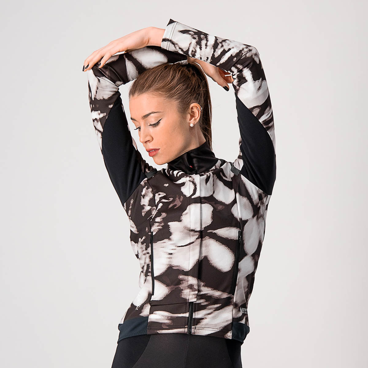 Castelli Perfetto Ros W Long Sleeve - Black/White