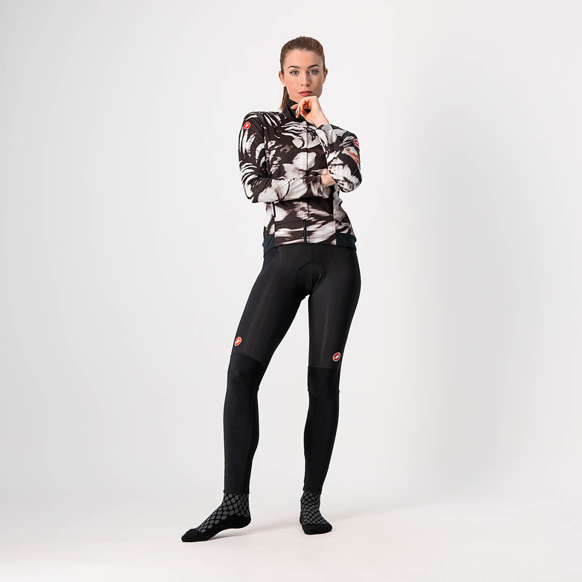 Castelli Perfetto Ros W Long Sleeve - Black/White