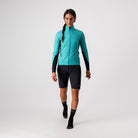 Castelli Unlimited W Puffy Jacket Turquoise Black