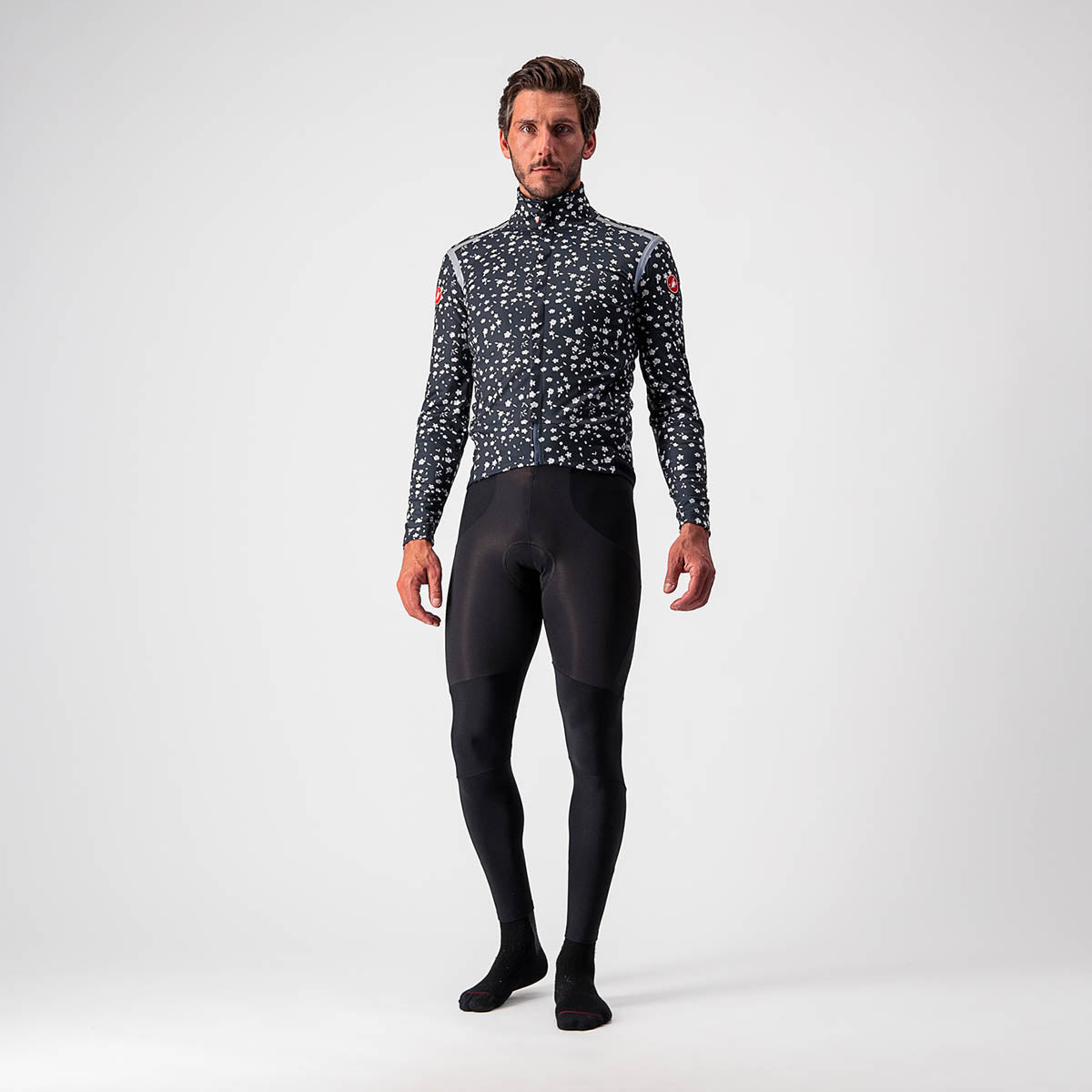 Castelli Perfetto Ros Long Sleeve - Savile Blue/Light Gray