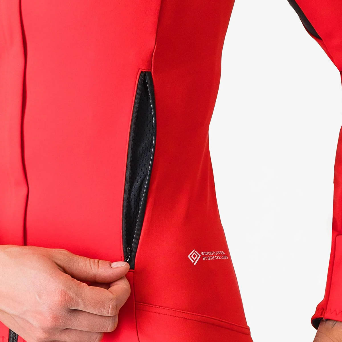 Castelli Perfetto Ros 2 W Jacket - Hibiscus / Silver reflex