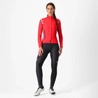 Castelli Perfetto Ros 2 W Jacket - Hibiscus / Silver reflex