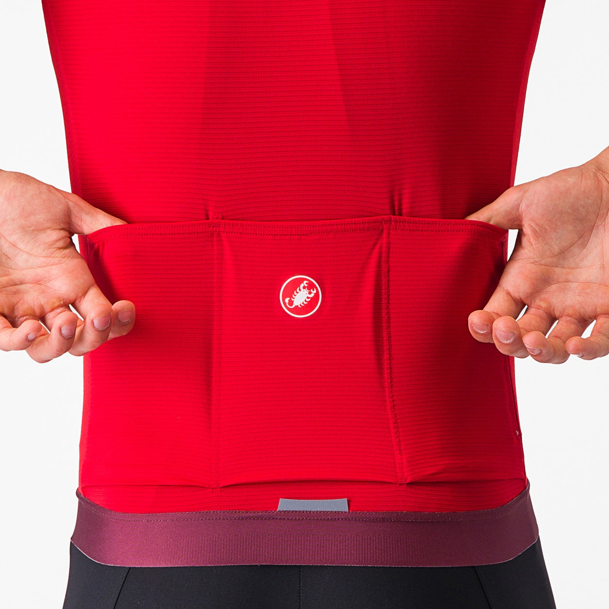Castelli Espresso Jersey - Rich Red/ Deep Bordeaux