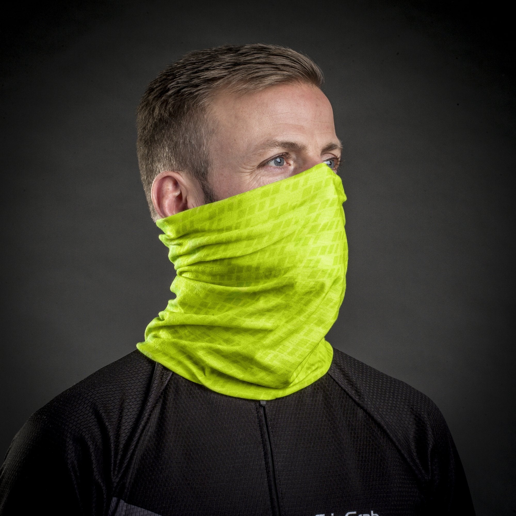 GripGrab multifunctional neck warmer sjaal hi-vis geel