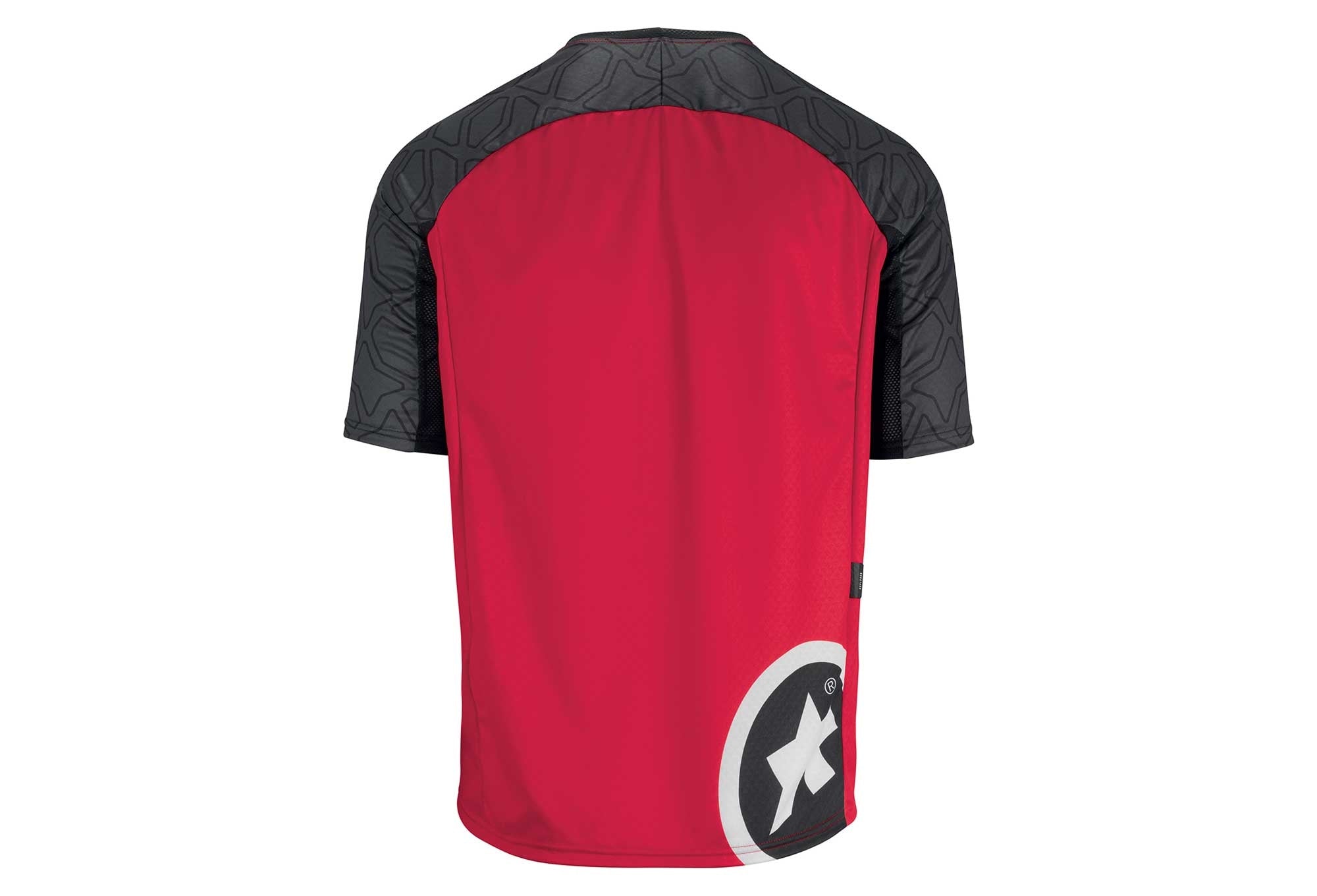 Assos trail fietsshirt met korte mouwen rodo rood