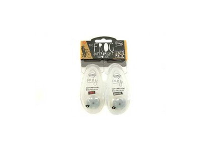 FROG TWINPACK voor/achter 1LED TRANSPARANT