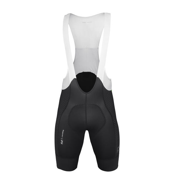 Poc raceday aero vpds korte fietsbroek met bretels uranium zwart