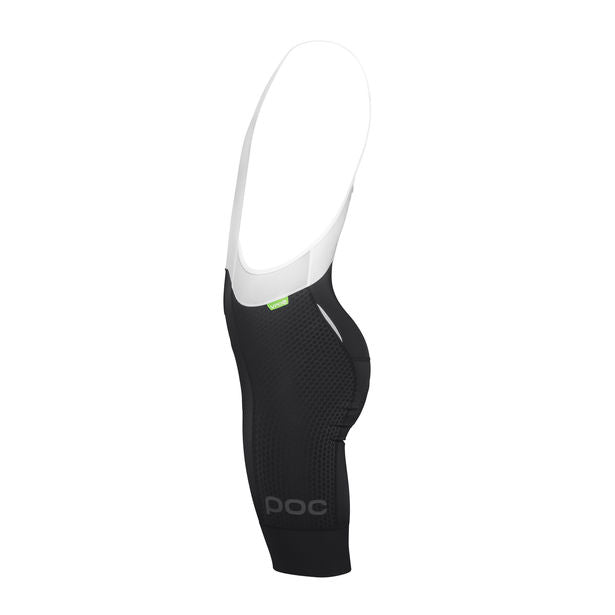 Poc raceday aero vpds korte fietsbroek met bretels uranium zwart