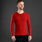 GripGrab freedom seamless thermal ondershirt met lange mouwen rood
