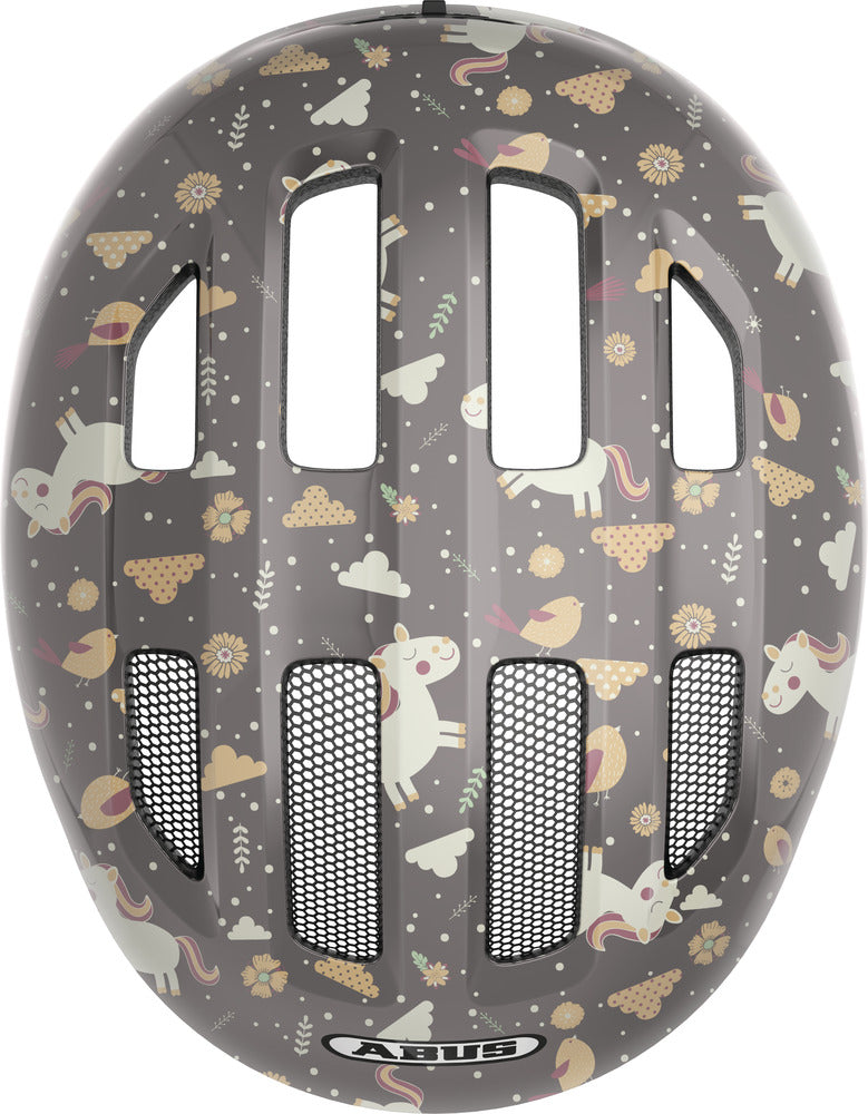 Abus Kinderhelm Smiley 3.0 Grey Horse