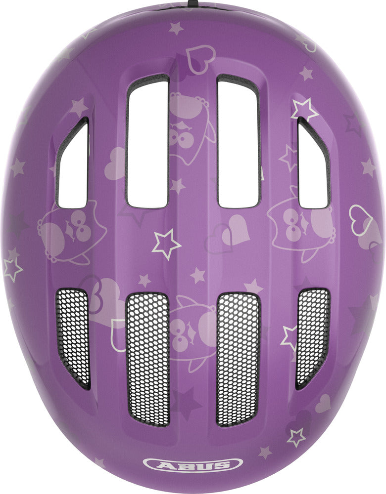Abus Kinderhelm Smiley 3.0 Purple Star