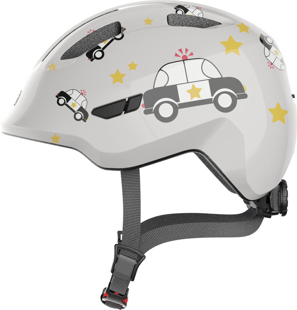 Abus Kinderhelm Smiley 3.0 Grey Police