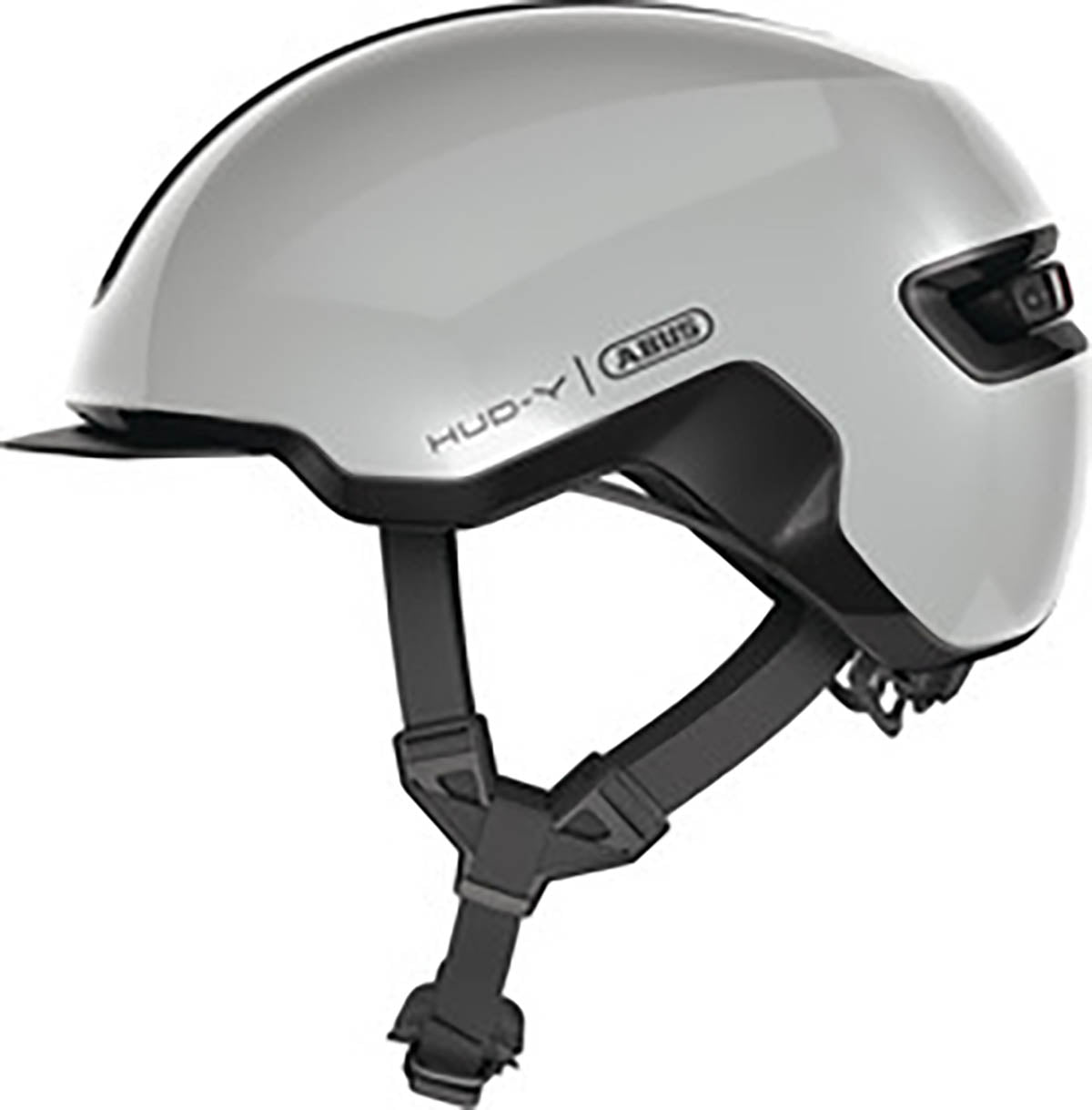 Abus Hud-Y Fietshelm Race Grey