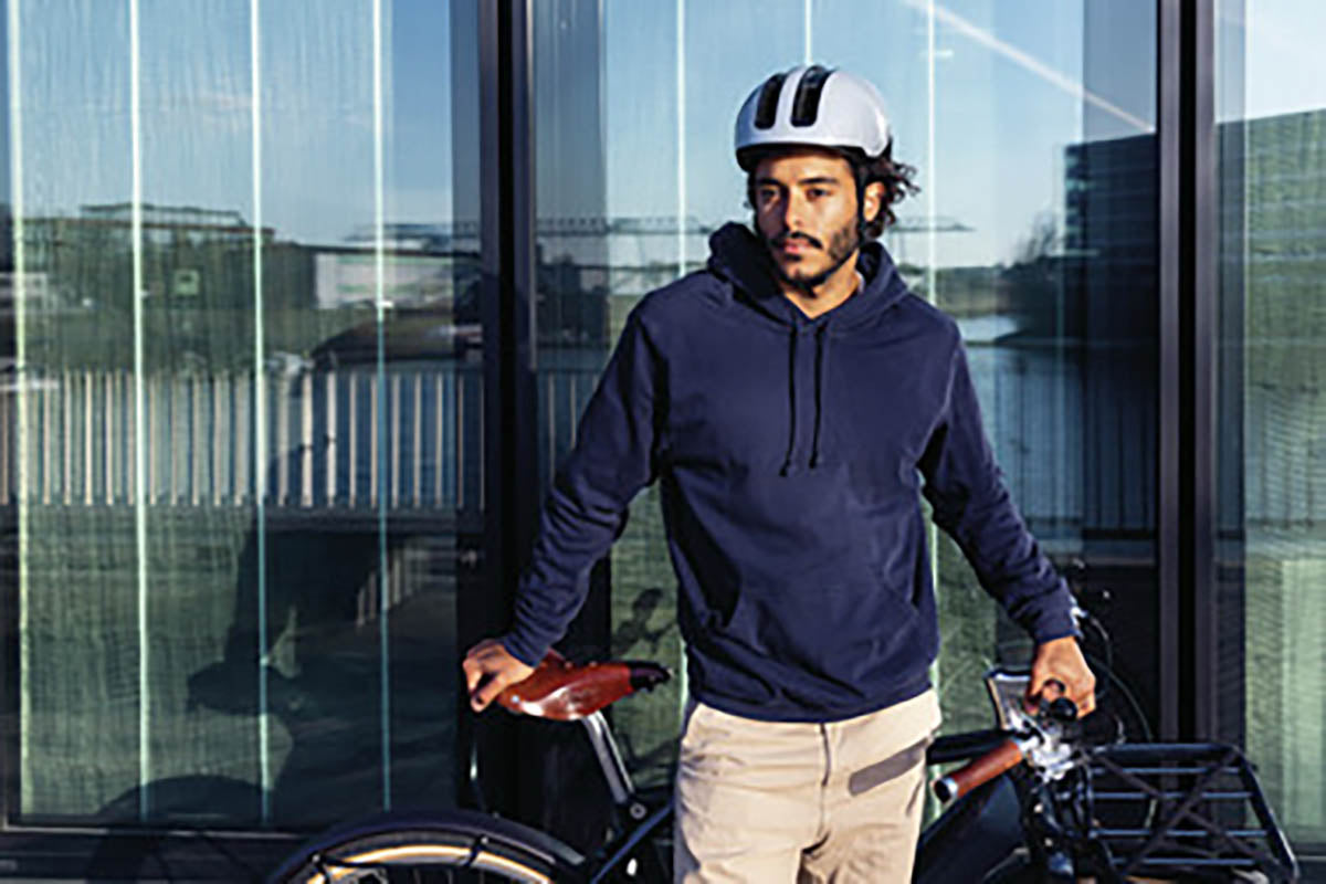 Abus Hud-Y Fietshelm Race Grey