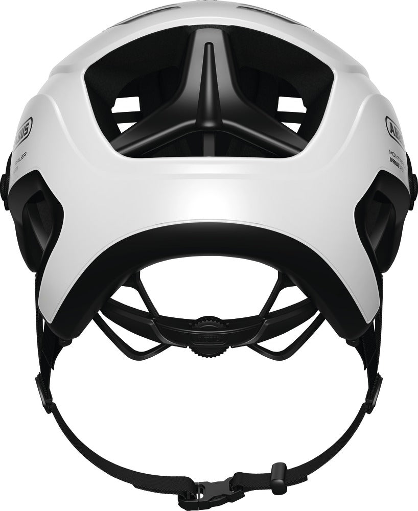 Abus montrailer fietshelm polar wit
