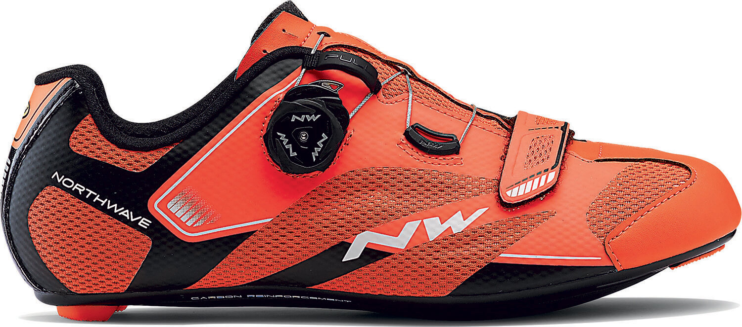 Northwave sonic 2 plus race fietsschoenen oranje zwart
