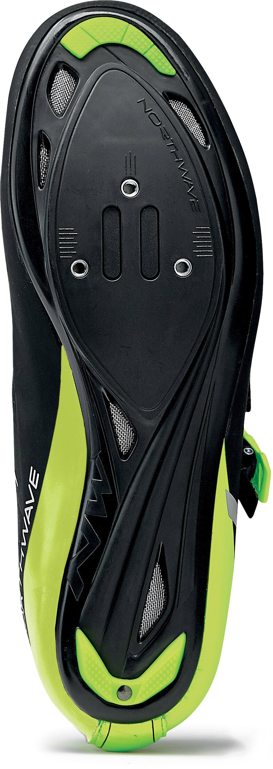Northwave Phantom 2 srs race fietsschoenen zwart fluo geel
