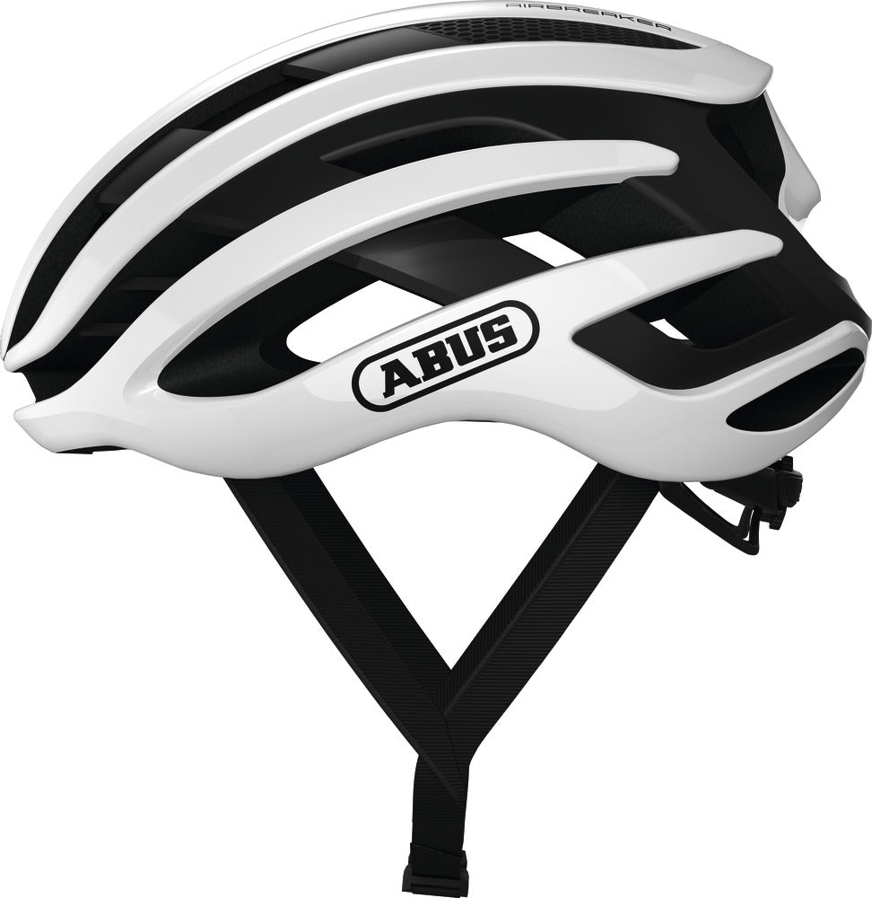Abus airbreaker fietshelm polar wit