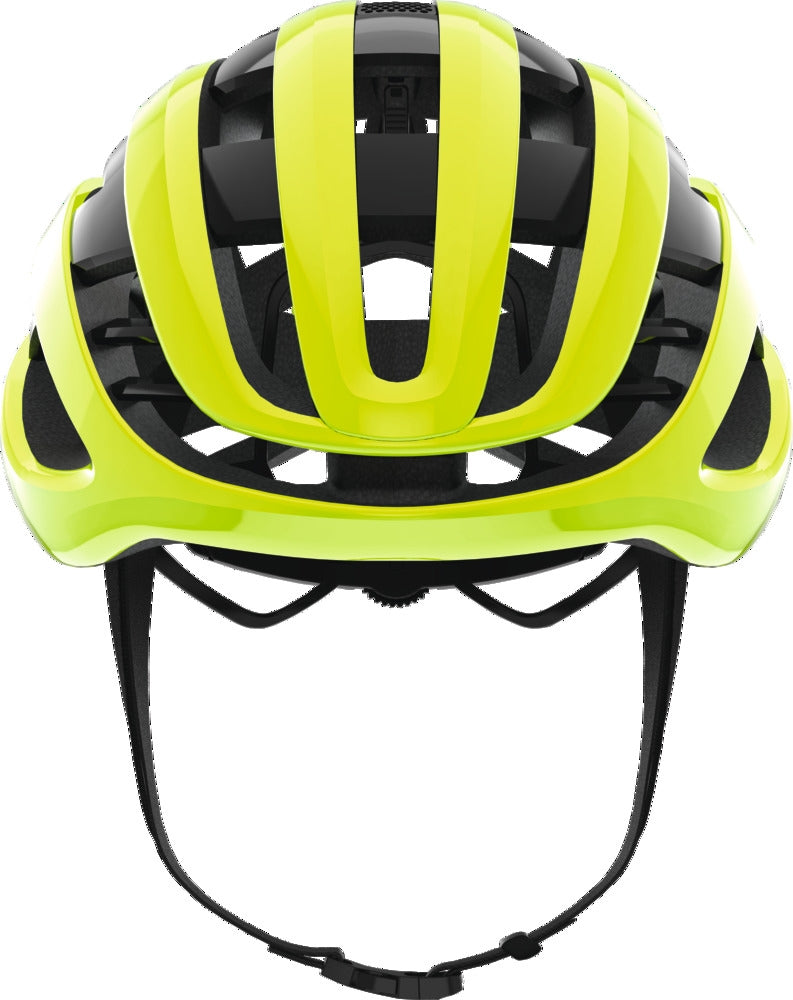 Abus airbreaker fietshelm neon geel