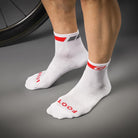 GripGrab classic low-cut fietssokken wit (3-pack)