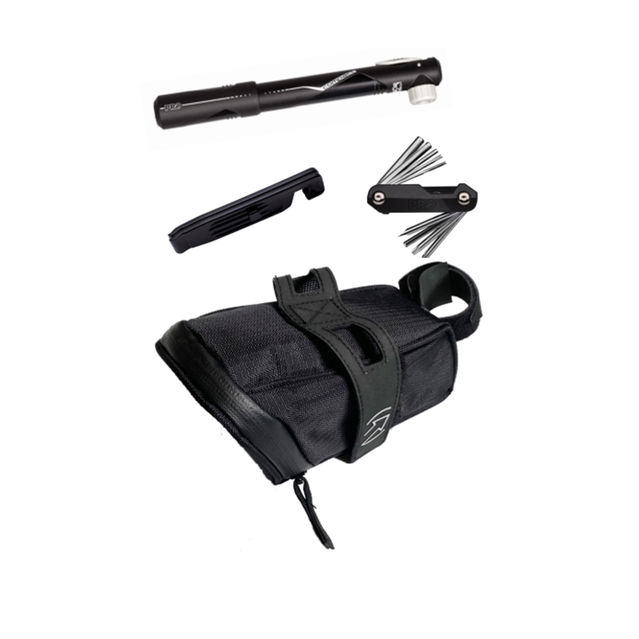 PRO Combipack Zadeltas / Midi Pomp / Minitool 10 / Bandafnemers