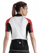 Assos campionissimo laalalai evo 8 dames fietsshirt met korte mouwen national rood