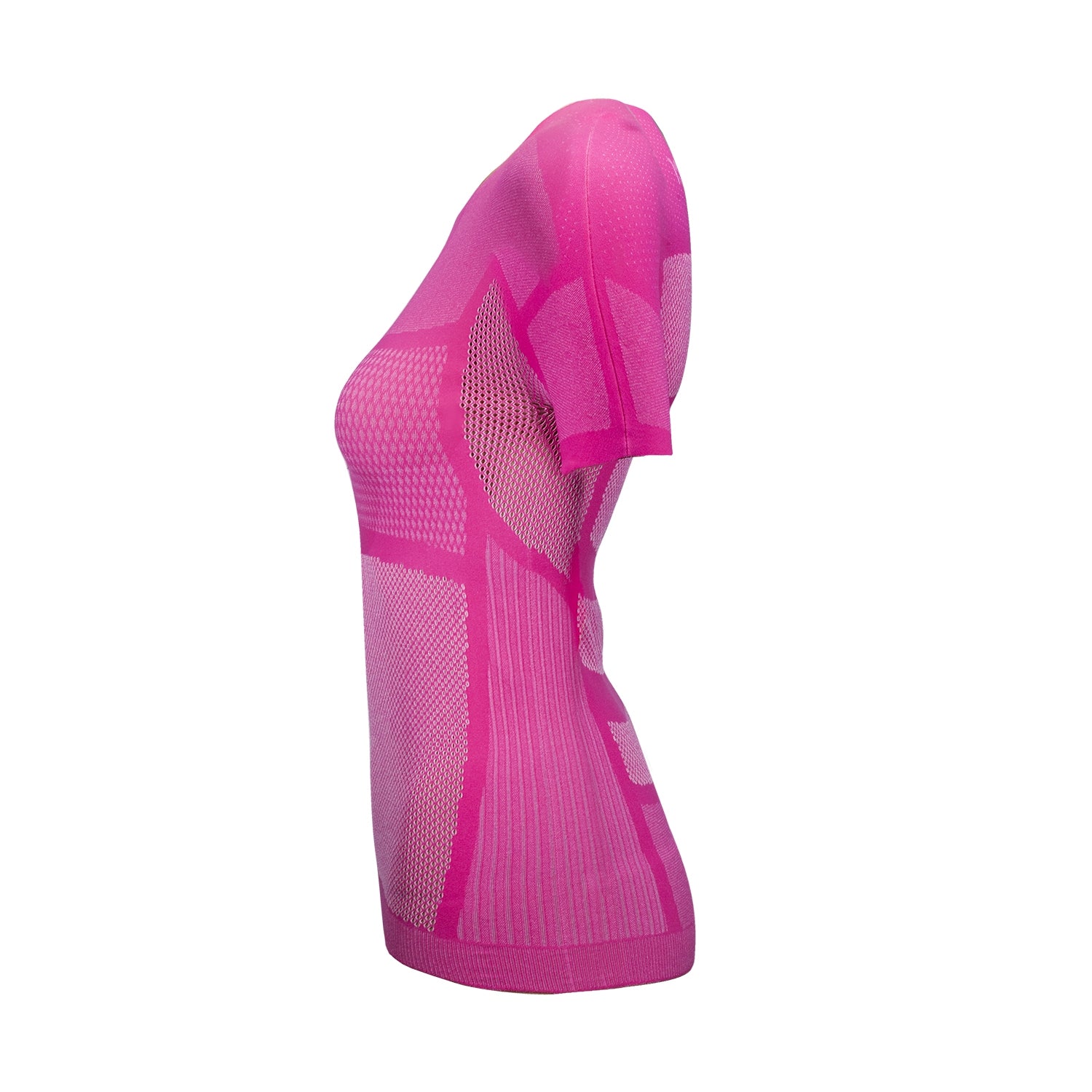 Megmeister drynamo dames ondershirt met korte mouwen roze