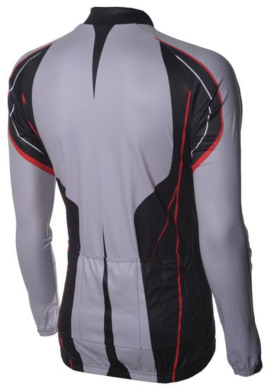Bici Shirt LM Grey/Black/Red v6
