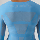 Megmeister drynamo dames ondershirt met lange mouwen lichtblauw