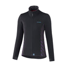 Shimano kaede wind dames fietsjack zwart