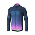 Shimano thermal team fietsshirt met lange mouwen navy