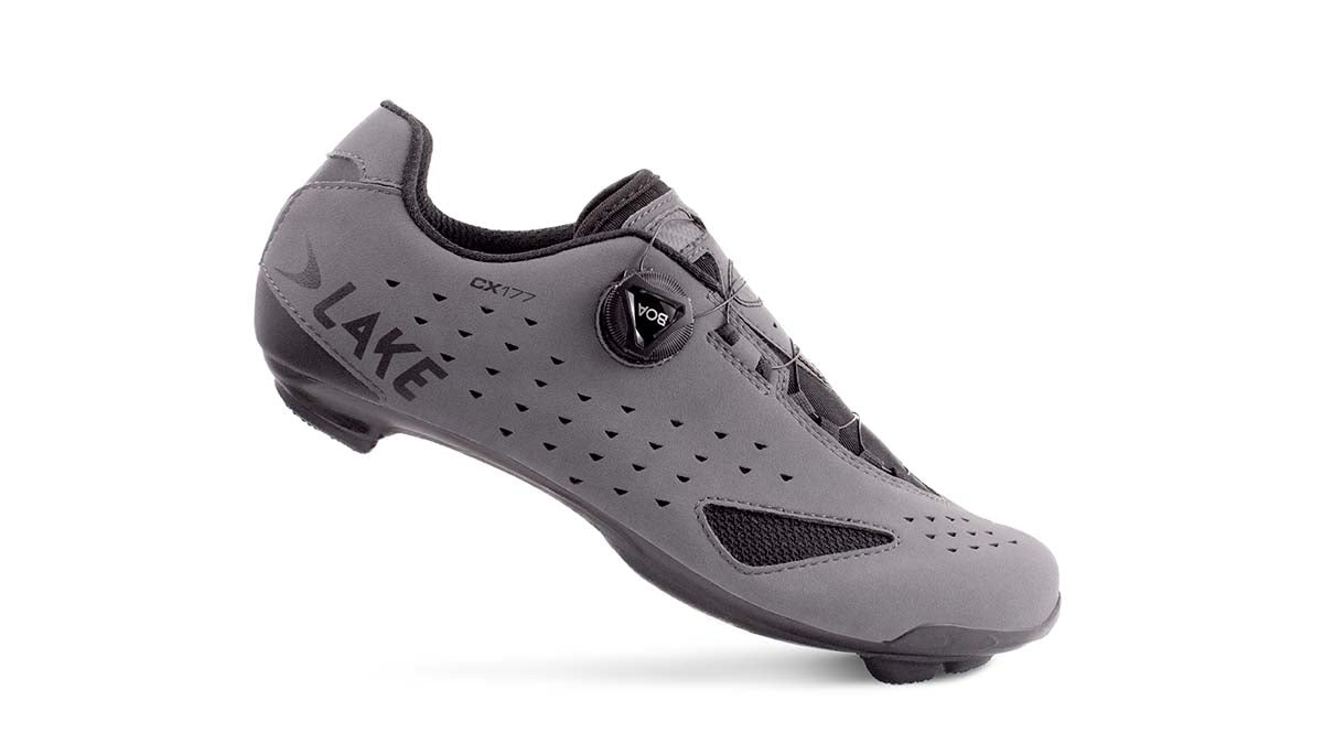Lake CX177 Fietsschoen Race - Matte Grey/Black