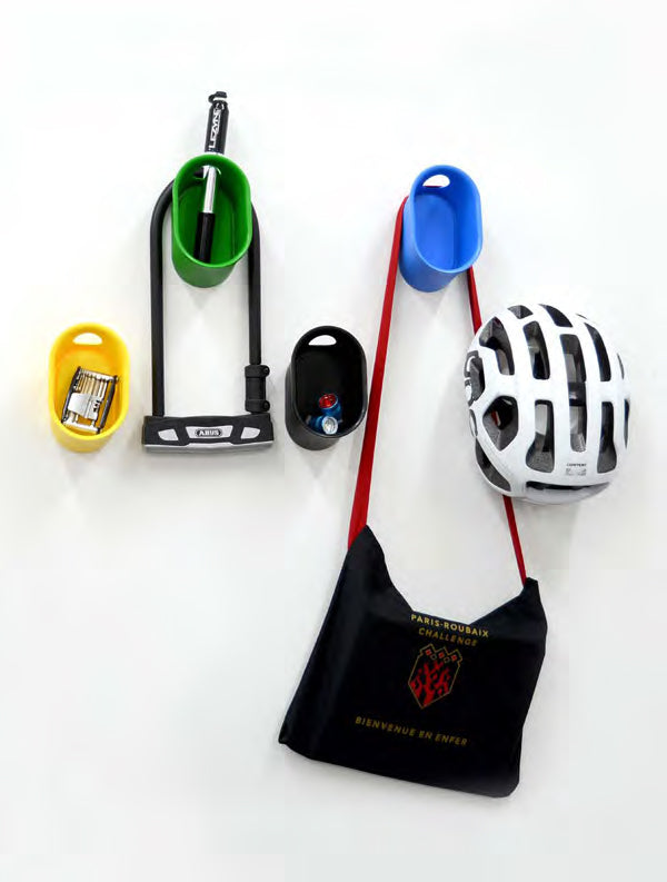 Cycloc loop helm en accessoires ophangsysteem wit