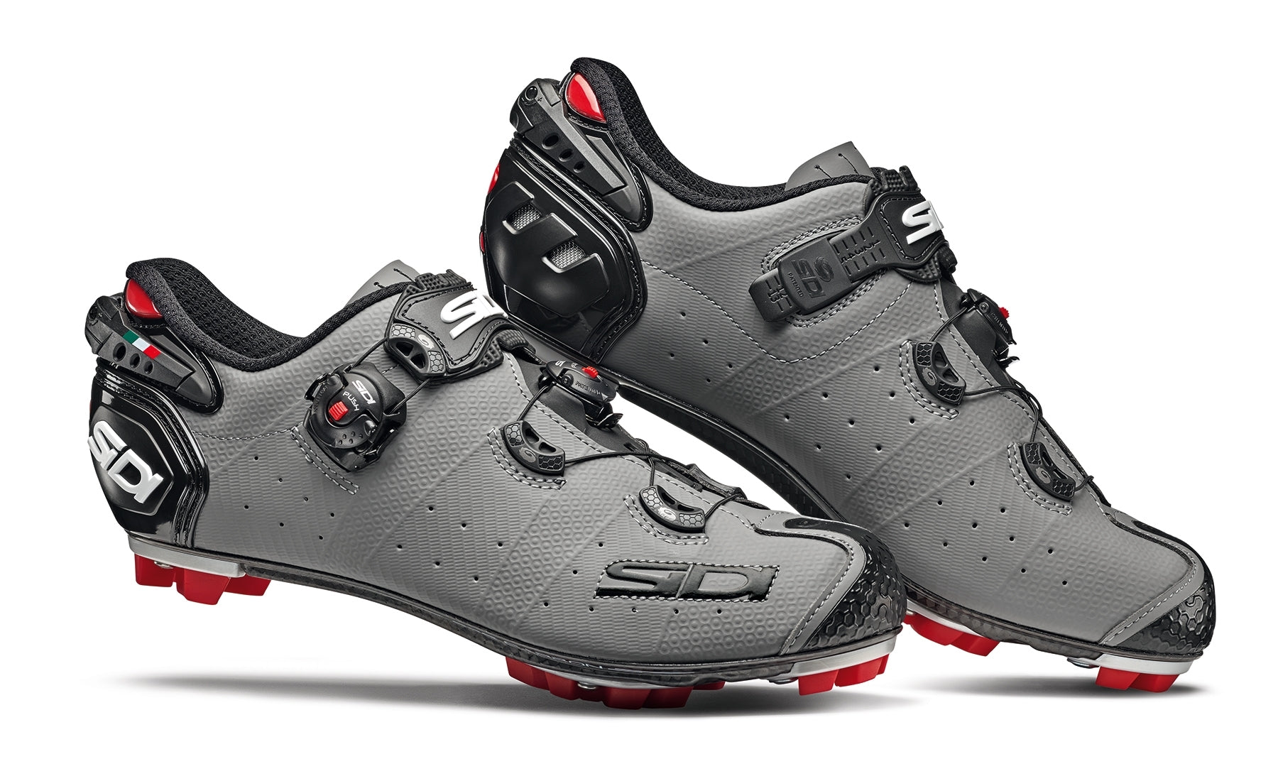 Sidi drako 2 srs mtb fietsschoenen mat grijs zwart