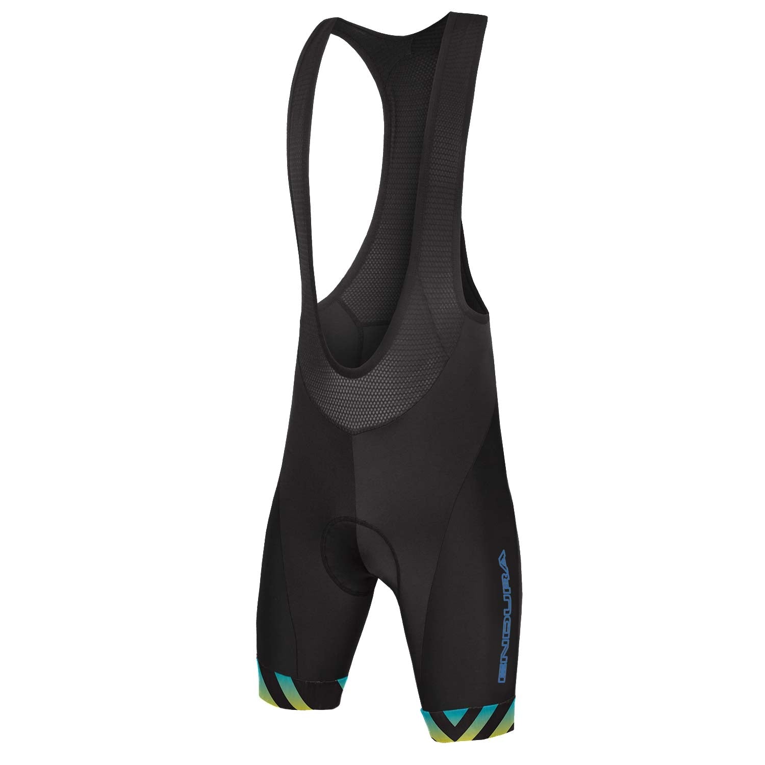 Endura psychotropical graphics maze korte fietsbroek met bretels zwart