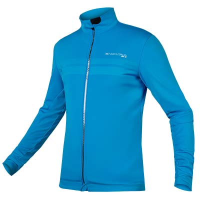 Endura pro sl thermal windproof II fietsjack hi-viz blauw