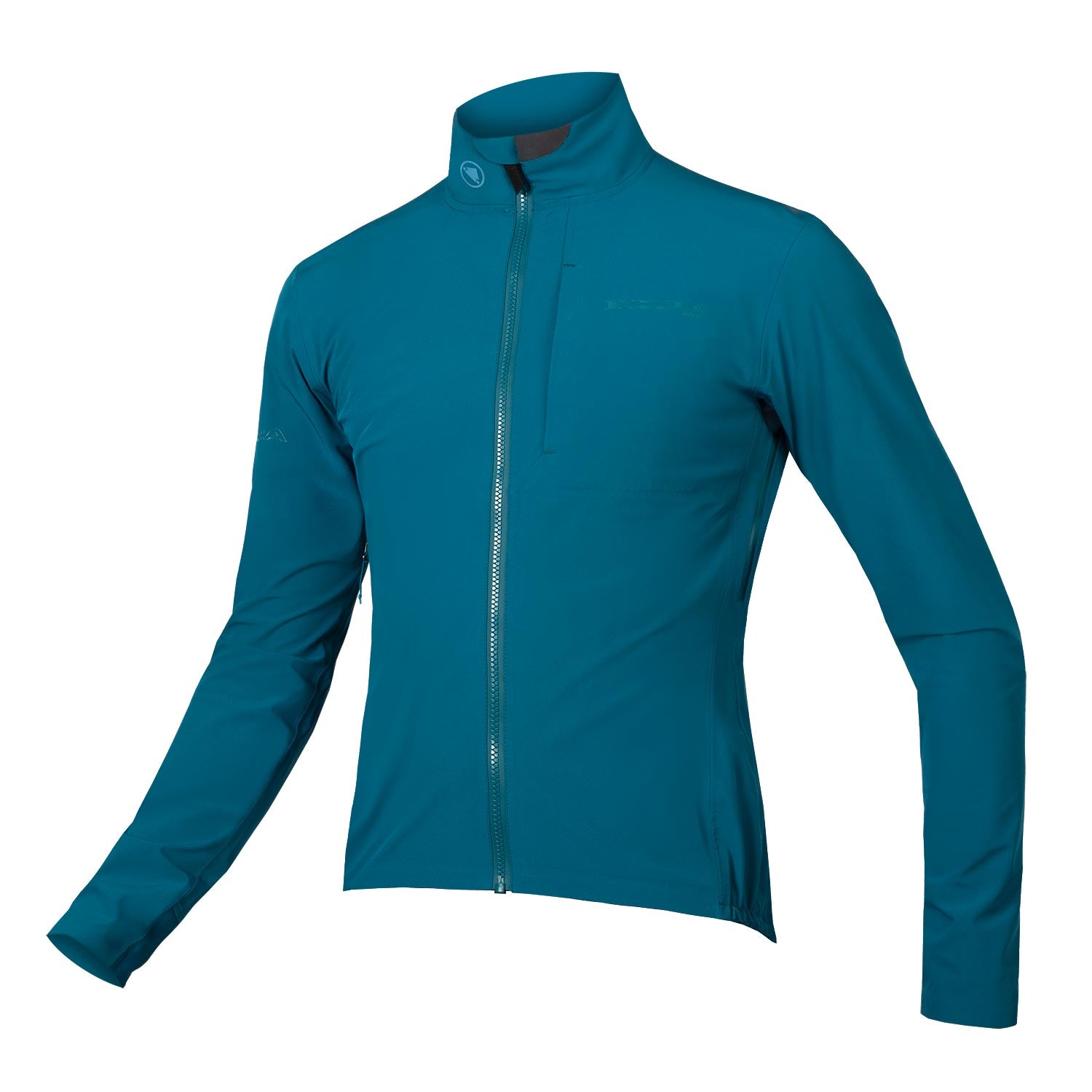 Endura pro sl waterproof softshell fietsjack kingfisher blauw